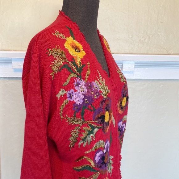 Vintage Susan Bristol New Traditions Embroidered Cottagecore - Picture 11 of 12